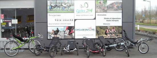 Magasin de vélo couché Cycles ZEN à La Flèche (72)